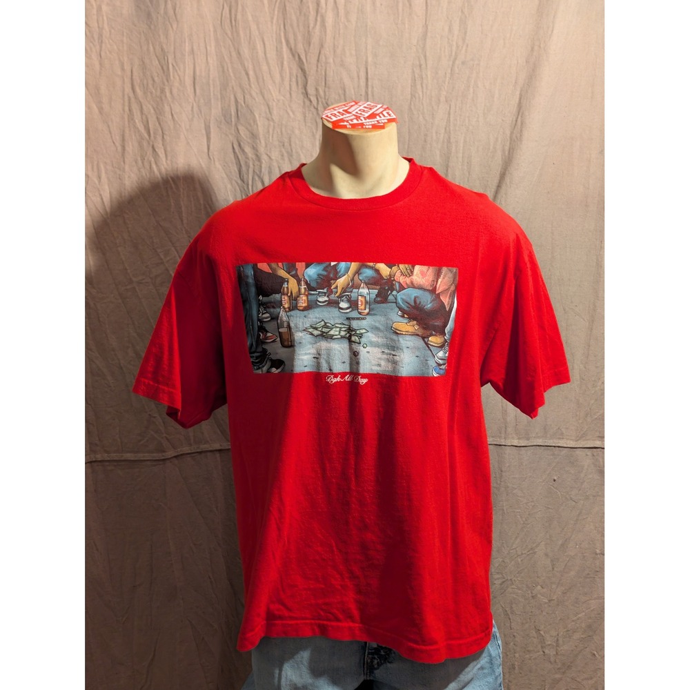 DGK Graphic Tee Mens XL Red Excellent Dgk All Day Skate Streetwear Shirt
